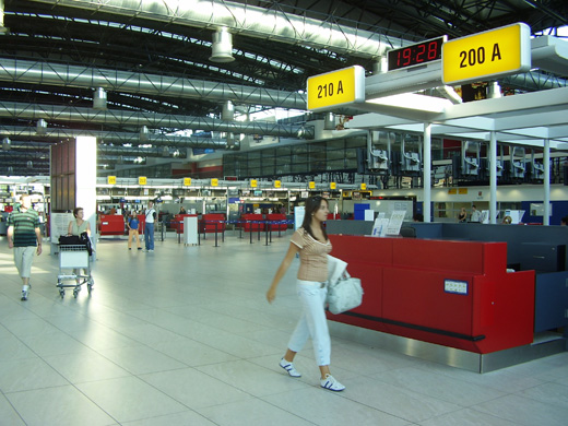 
The check-in hall of terminal 2