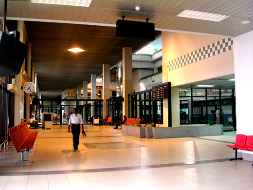 
Inside the terminal
