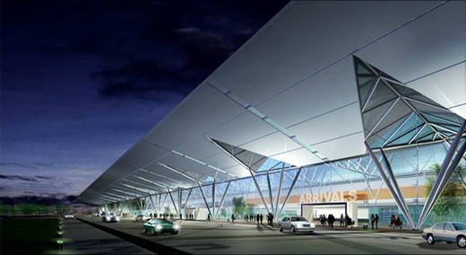 
An artist's impression of the newly constructed Terminal 3 - International