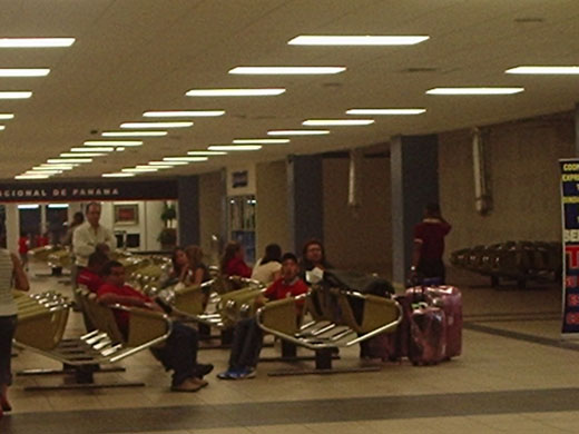 
Tocumen International Airport arrivals deck.