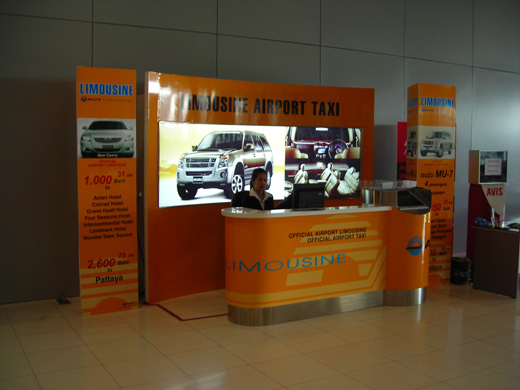 
Counter of the AOT Limousine Service