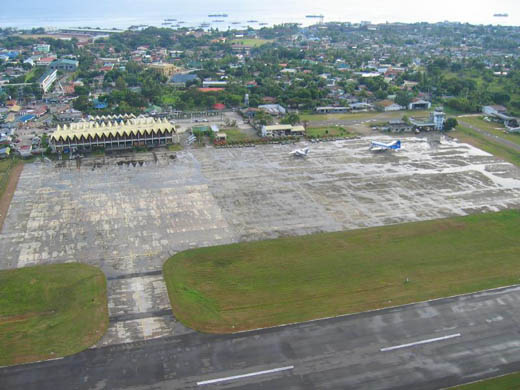 
Aerial view of the Apron.