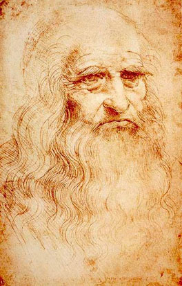 
Leonardo DaVinci, seen here in a self-portrait, has been described as the epitome of the artist/engineer. He is also known for his studies on human anatomy and physiognomy