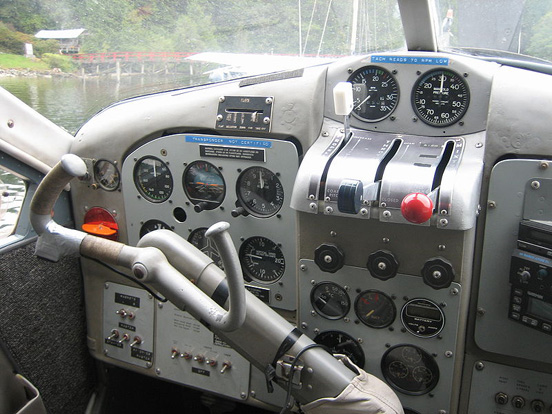 
Instrument panel of a DHC-2