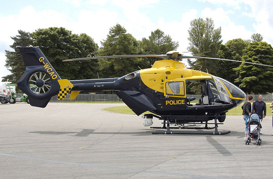 
Eurocopter EC135 T2 providing law enforcement and medical assistance in the Avon and Somerset Police, and Gloucestershire Police areas, based at Bristol Filton Airport, England.