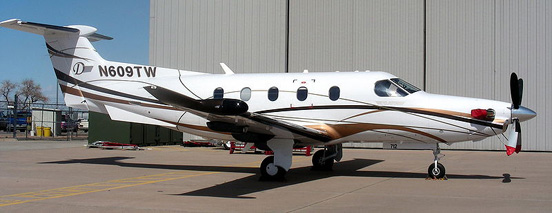 
Pilatus PC-12 at Centennial Airport in Colorado