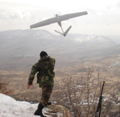 
Bayraktar Mini UAV, first mini unmanned aerial system used by Turkish Armed Forces.