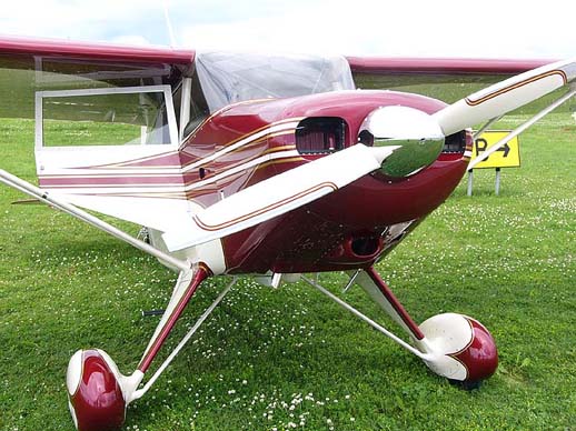 
Miss Pearl, an award winning conversion of a Piper PA-22-135 Tri-Pacer to conventional landing gear.