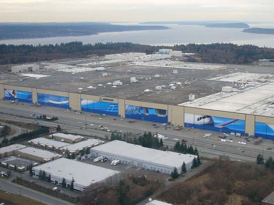 
Boeing's Everett Facility, selected as the site of 787 final assembly.