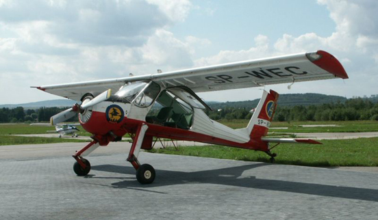 
PZL-104 Wilga 35A with open door