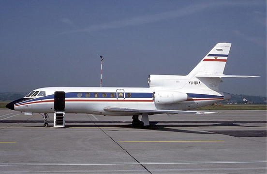 
Yugoslav Government Falcon 50 at Basle in 1984