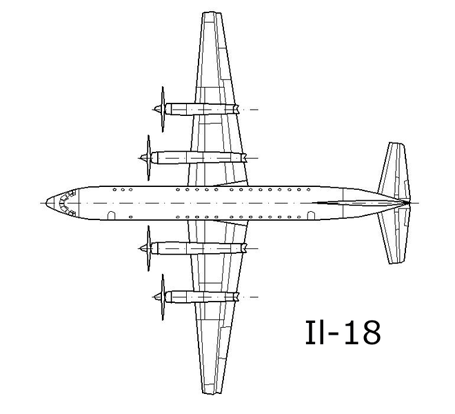 
Layout of Il-18