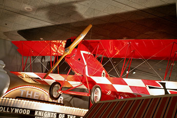 
Pfalz D.XII at the National Air and Space Museum. The aircraft wears spurious markings from the movie The Dawn Patrol