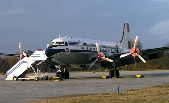 
C-54 painted as a DC-4 