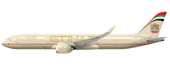 
Etihad Airways signed for twenty-five commitments on July 14, 2008 during the Farnborough Airshow.