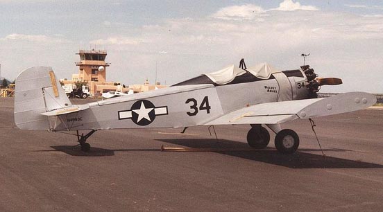 
Early Snow S-2A of 1959 with open cockpit and roll-over protection bar at Santa Fe, New Mexico, June 1997, in pseudo-USAAF markings.