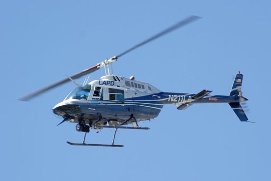 
An LAPD Bell 206 JetRanger