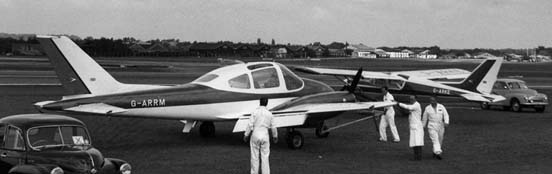
The Beagle B.206X prototype at the Farnborough Show in 1961