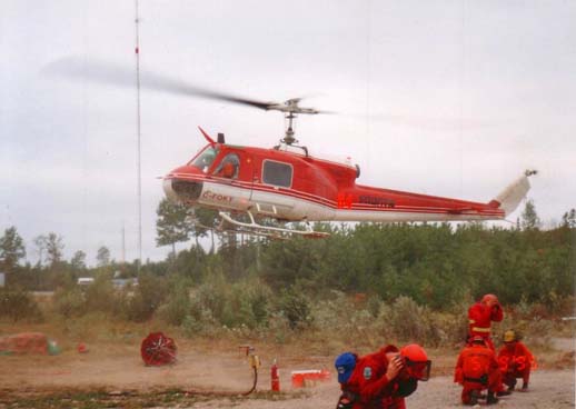 
A Bell 204B (upgraded to a 