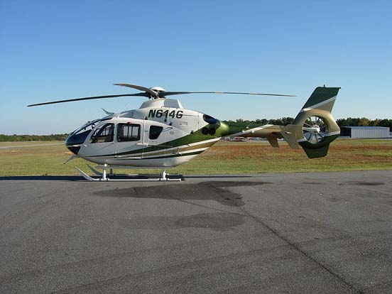 
Privately-operated EC135 T2 'N614G' at Newnan-Coweta County Airport