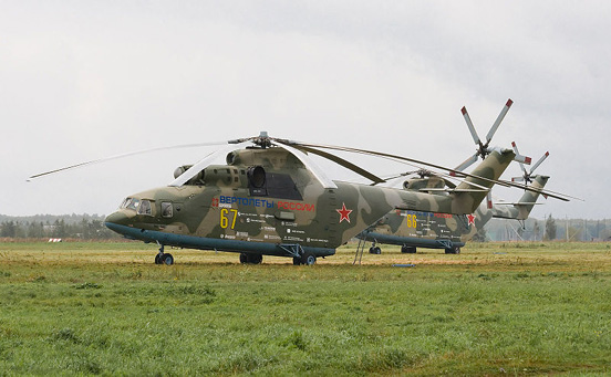
The biggest and heaviest helicopter Mil Mi-26. Soviet Union, 1983.