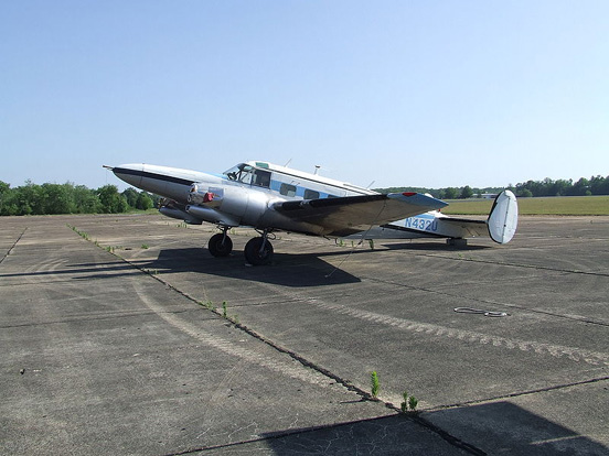 
Engineless Hamilton Westwind conversion at an airfield in Tennessee