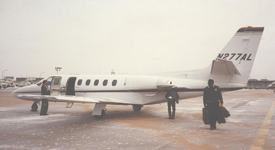 
Cessna S550 Citation II at Chicago O'Hare in 1988