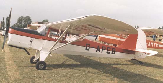 
Auster J/5Q Alpine at PFA Rally at Cranfield airfield, Bedfordshire, in July 1989