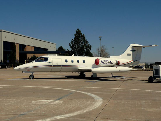 
Another view of Learjet 25D