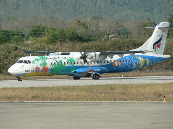 
Bangkok Airways ATR 72-500 at Luang Prabang airport, Laos