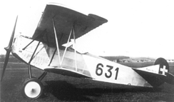 
Interned Fokker D.VII in Swiss markings