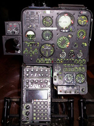 
Control panel of a Gazelle SA 342M of the French Army's Light Aviation (ALAT)