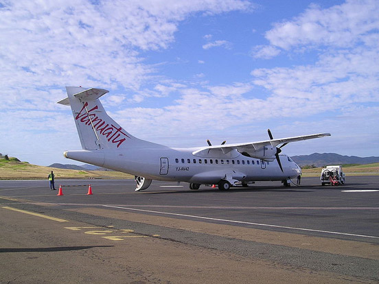
A Vanair ATR-42-320 at Port Vila International Airport