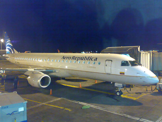 
AeroRepública Embraer 190