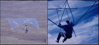 
Aeronautical engineer Barry Hill Palmer. First hang glider based on Rogallo's flexible wing. U.S.A., 1961. (Video:[98]).