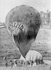 
Intrepid being cross-inflated from Constitution in a mad-dash attempt to get the larger balloon in the air to overlook the imminent Battle of Fair Oaks.