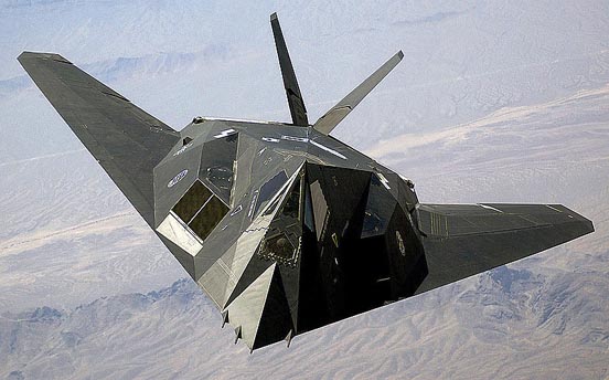 
The retired F-117 Nighthawk stealth strike aircraft of the U.S Air Force