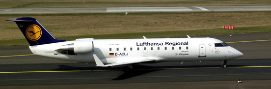 
CRJ100 LR of Lufthansa CityLine