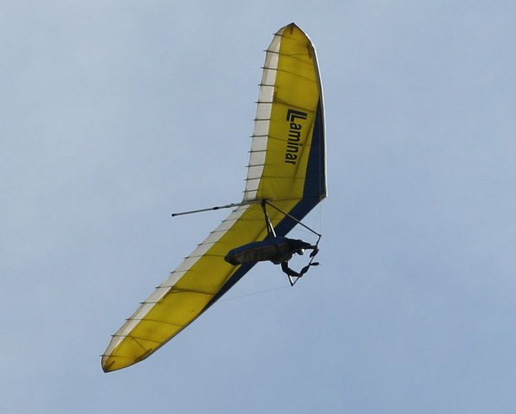 
There are 7,000 hang gliders registered in the UK