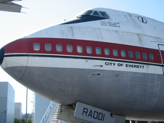 
The prototype 747, City of Everett, at the Museum of Flight in Seattle, Washington