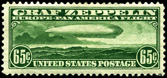 
US Air Mail stamp (C-13), issued April 1930