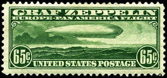 
US Air Mail 1930 picturing Graf Zeppelin