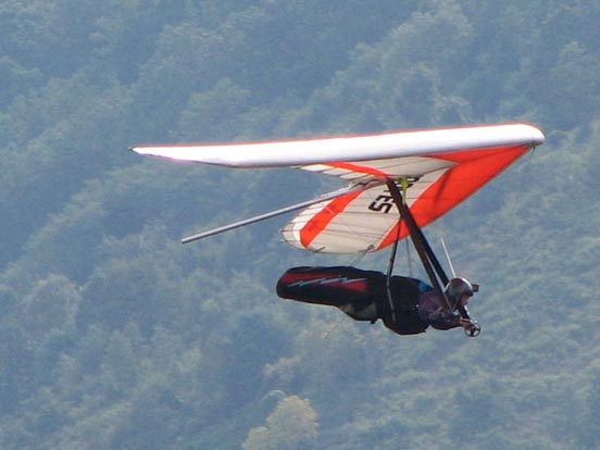 
Hang gliding at Hyner, Pennsylvania.