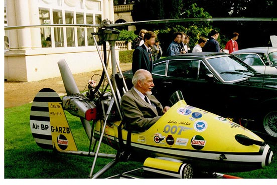 
Autogyro Little Nellie with its creator and pilot, Ken Wallis