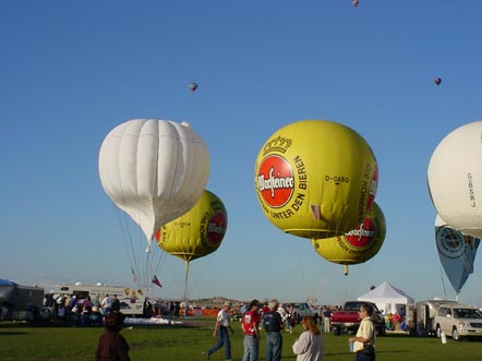 
Gas balloons at the Albuquerque International Balloon Fiesta