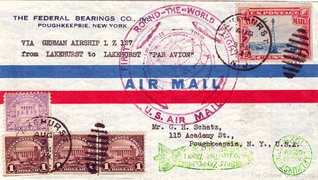 
Cover flown on the 