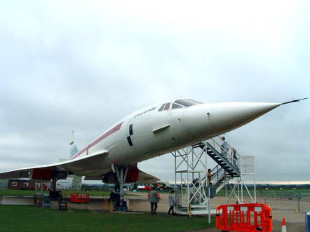 
Pre-production Concorde number 101 on display at the Imperial War Museum Duxford, UK