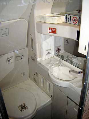 
Concorde toilet facilities