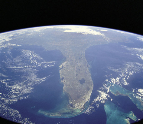 
Florida, USA, taken from NASA Shuttle Mission STS-95 on October 31, 1998.