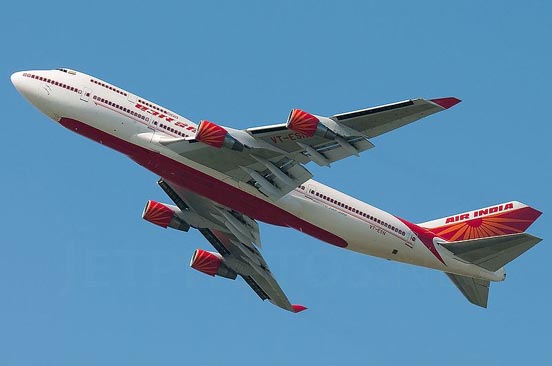 
Air India Boeing 747-400. Founded by J. R. D. Tata as Tata Airlines in 1932.